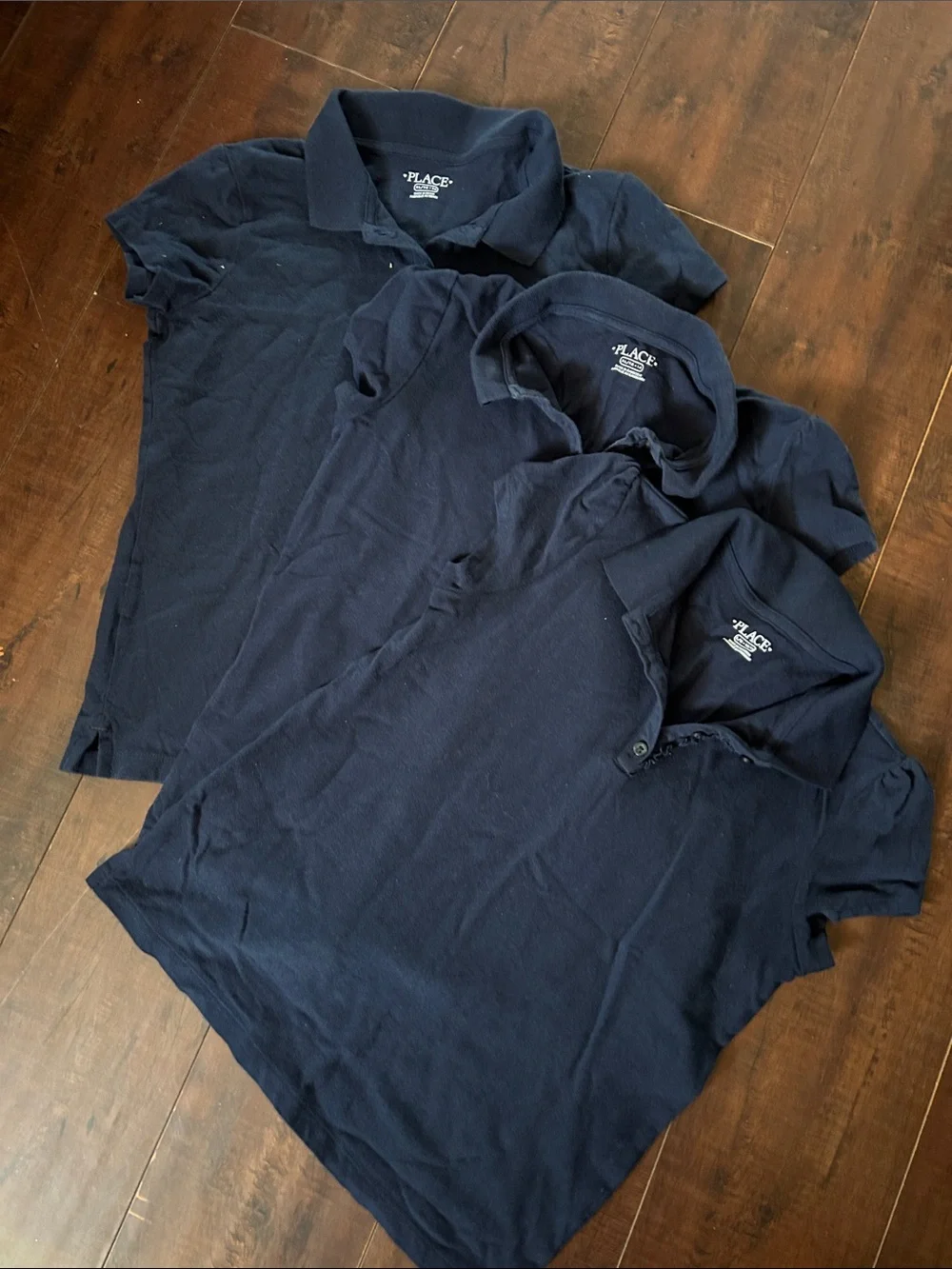 The Children's Place uniform Navy Blue Polo Shirt - Short Sleeve